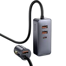 BASEUS SHARE TOGETHER PPS MULTI-PORT FAST CAR CHARGER 2U+2C 120W