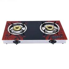 PIXEL DOUBLE GLASS GAS STOVE 