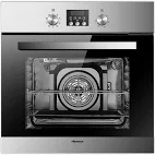 HISENSE 60CM BUILT-IN ELECTRIC OVEN WITH FAN, NET 61 LITRE