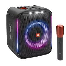 JBL PARTYBOX ENCORE: 100W SOUND, BUILT-IN DYNAMIC LIGHT SHOW, AND SPLASH PROOF DESIGN, INC DIGITAL WIRELESS MICS