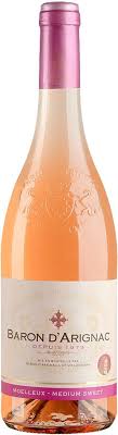 BARON D ARIGNAC MOELLEUX ROSE 750ML