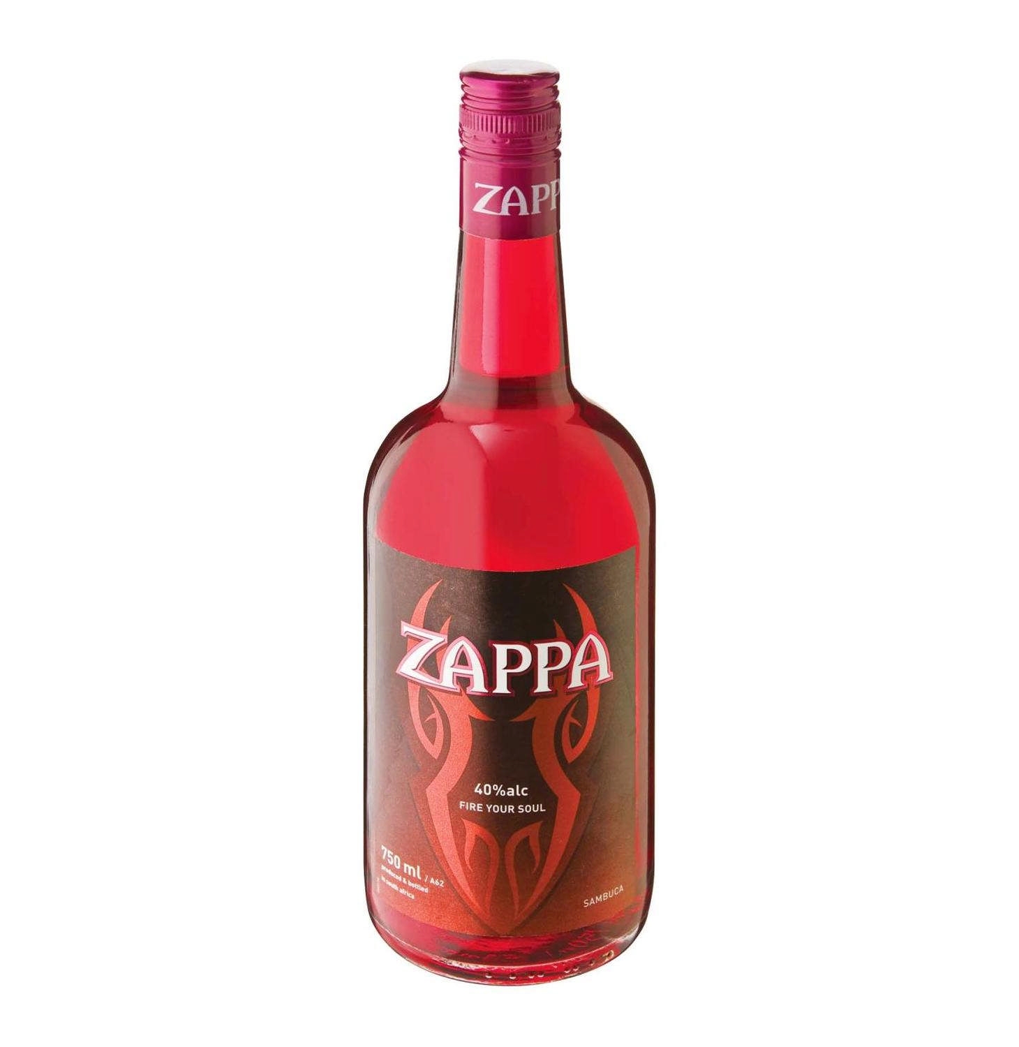 ZAPPA SAMBUCA RED 750ML