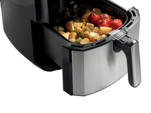 Hisense, H06AFBS1S3 Air Fryer, Power 1700 W, Capacity 5 L with LED Display and Touch Control, Temperature Infinitely Adjustable without BPA and PFOA