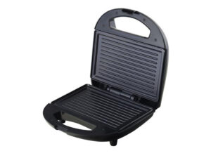 Geepas GGM6001 Portable Powerful 700W 2 Slice Grill Sandwich Maker with Non-Stick Plates