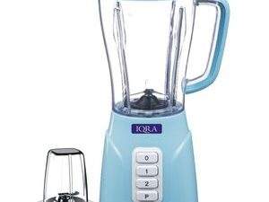 IQRA Blender IQ-BL6005B 1.5Liter 500W Copper Motor, Chopper