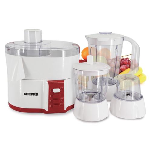 Geepas GSB9890 4 in 1 Food Processor, 600 W