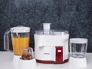 Geepas GSB9890 4 in 1 Food Processor, 600 W