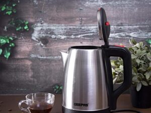 Geepas GK38042 Electric Kettle 1.8L Stainless Steel Body