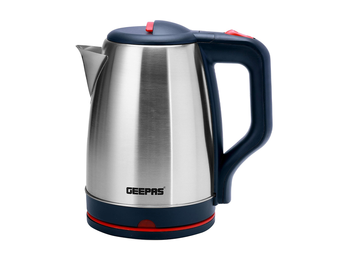 Geepas GK38042 Electric Kettle 1.8L Stainless Steel Body