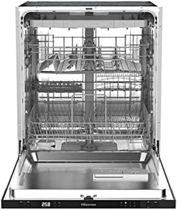 Hisense Dishwasher 14 Place Settings & 6 Programs With Eco Colour Black Model – ‎H14DB 