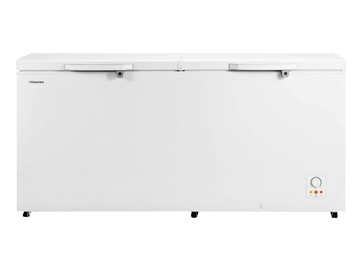 Hisense 660 Liter FC-66DD4SA Chest Freezer Double Door White 1 Years Full & 5 Compressor