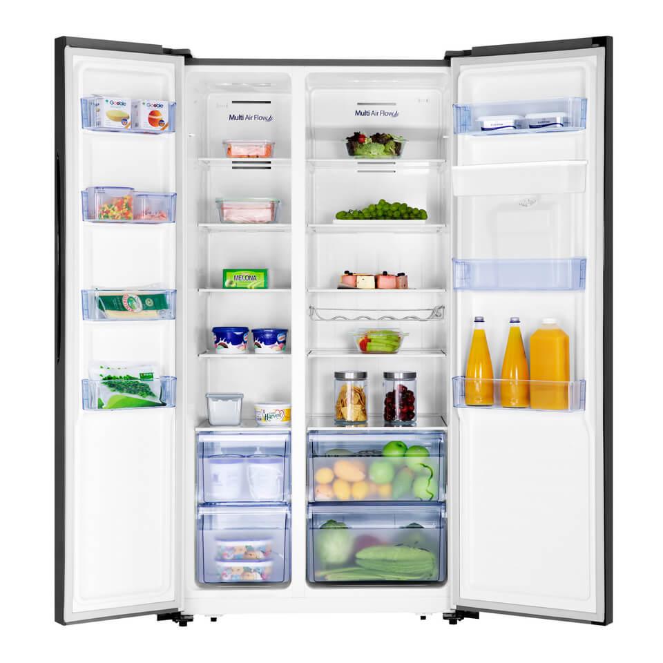 Hisense 670L Refrigerator H670SMIB-WD (Side By Side) 