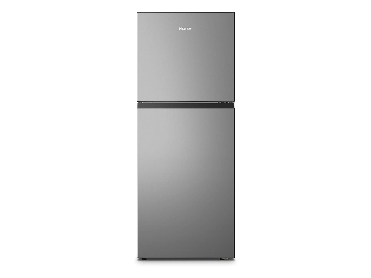 Hisense Refrigerator 266 Liter Top Mount Double Door Silver Model RT266N4DGN 