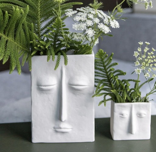 Stoned Face Vase