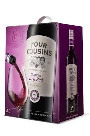 Four cousins dry wine 3L