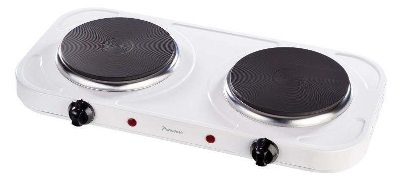 Double solid Hotplate - white