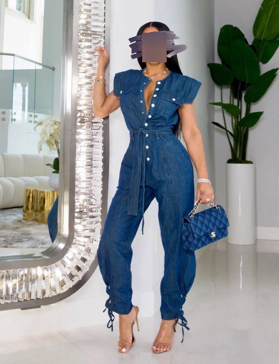 Denim Chic Jumpsuit