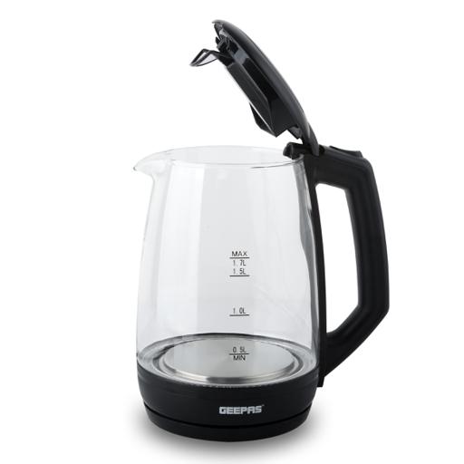 Geepas 1.8 litre glass cordless kettle - GK9901