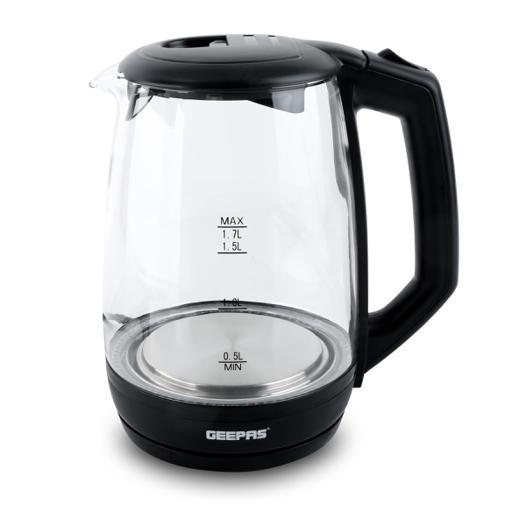 Geepas 1.8 litre glass cordless kettle - GK9901