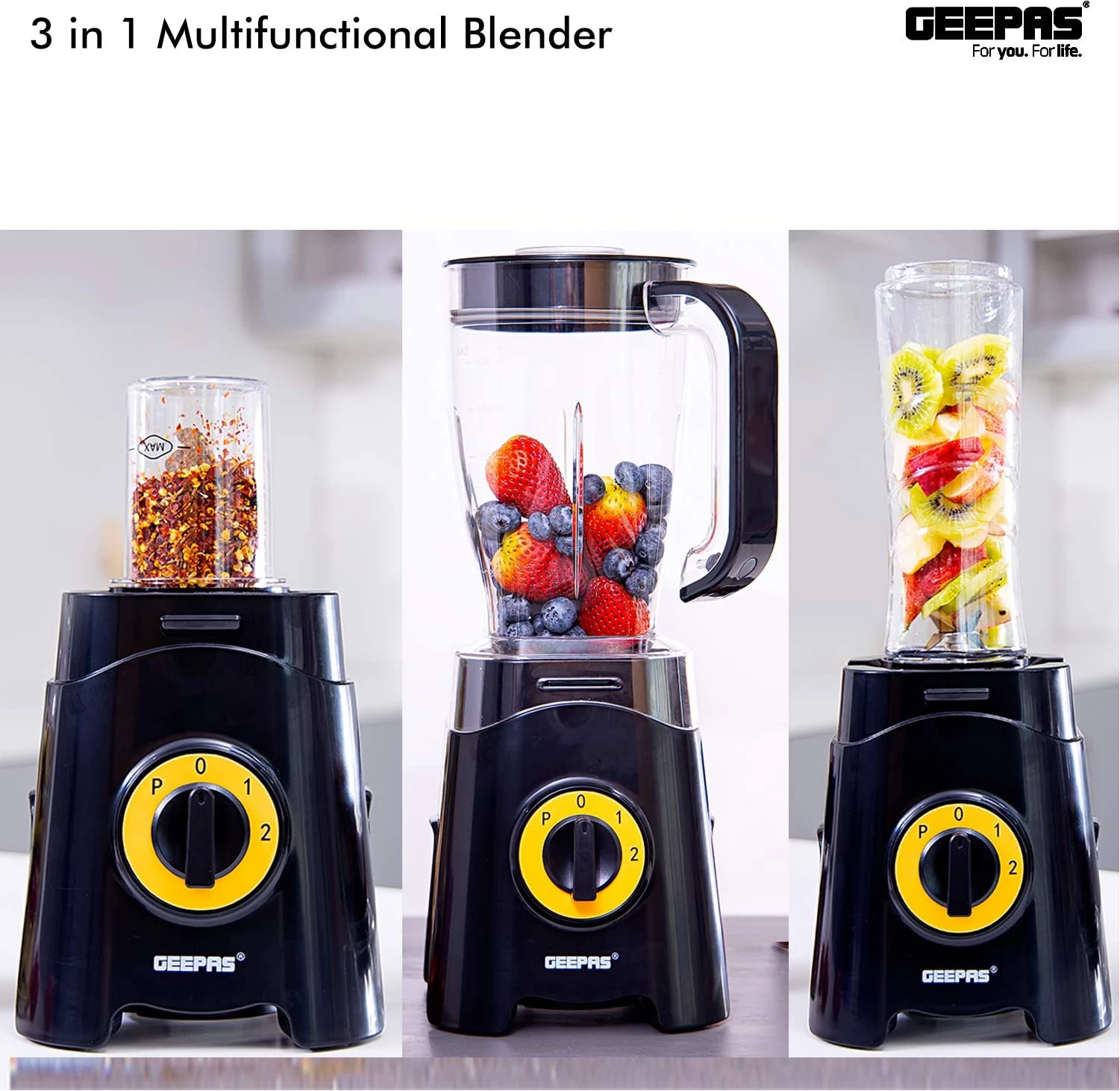 Geepas 3 in 1 blender