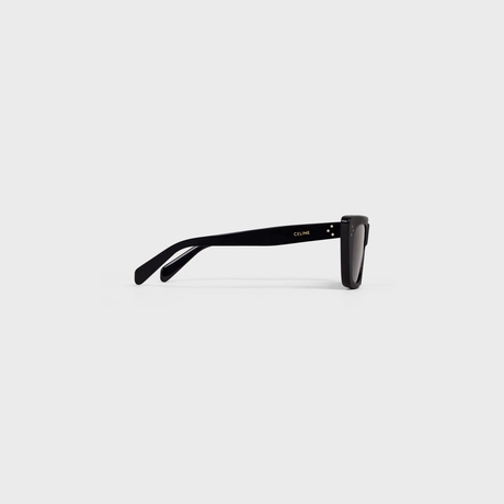 Cat Eye S187 Sunglasses in Acetate BLACK