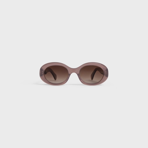 Triomphe 01 Sunglasses in Acetate MILKY HAZELNUT