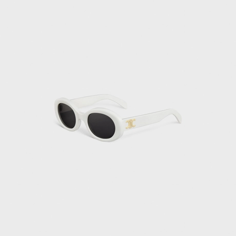 Triomphe 01 Sunglasses in Acetate WHITE