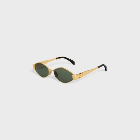 Triomphe Metal 02 Sunglasses in Metal GOLD / GREEN