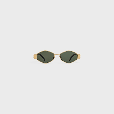 Triomphe Metal 02 Sunglasses in Metal GOLD / GREEN