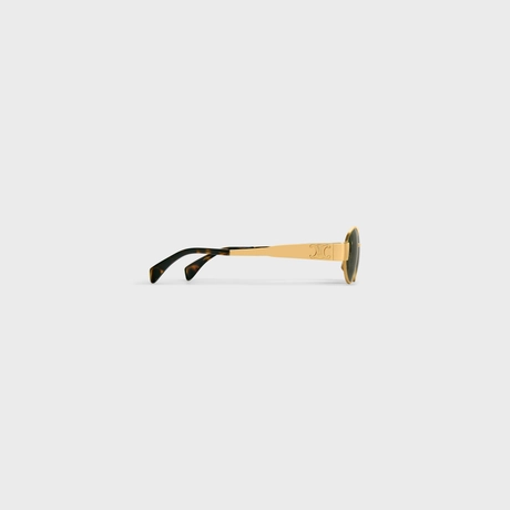 Triomphe Metal 01 sunglasses in Metal GOLD / GREEN