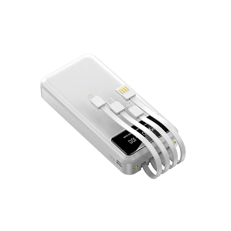 Notchup Powerbank 30000 mAh With Built-in Cable Battery Bank with Holder