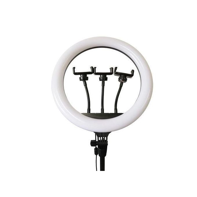 18 Inch Strong 3 Colors Ring Light For Tiktok, Youtube, Live Broadcast - Black