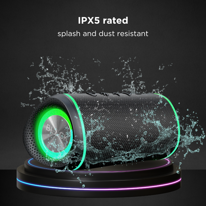 BLACK BassBox 2 Wireless Bluetooth Speaker, 12W, Upto 5H Playtime, 1 Yr Warranty