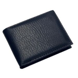 Quality And Durable Leather Wallet-Black