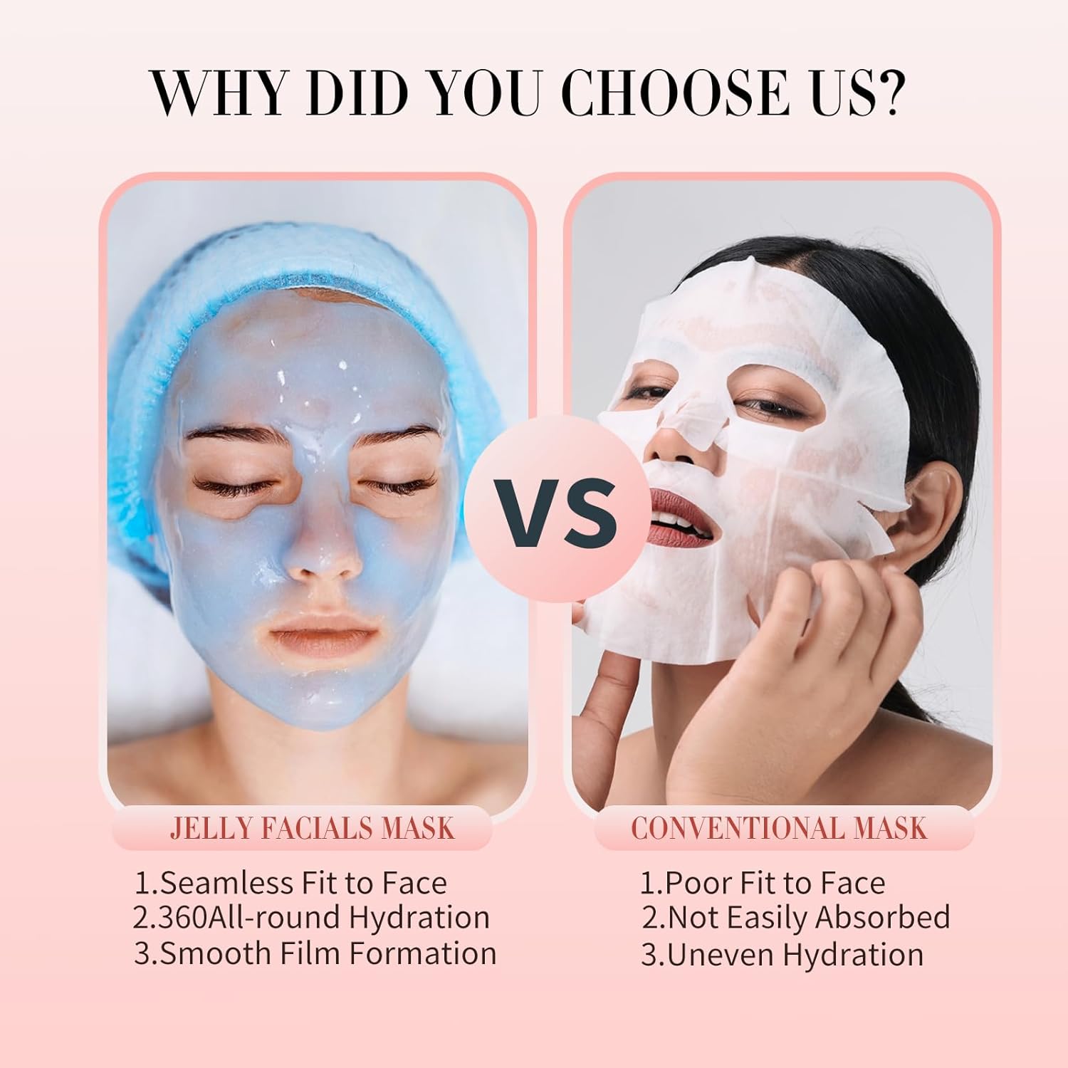 Jelly Face Mask Set,10 Flavors Jelly Masks for Facials Professional Peel Off Mask,Hydrating,Moisturizing Aloe Vera,Hyaluronic Acid Jelly Mask Powder Spa Face Masks With Jade Roller & Bowl Spatula Set