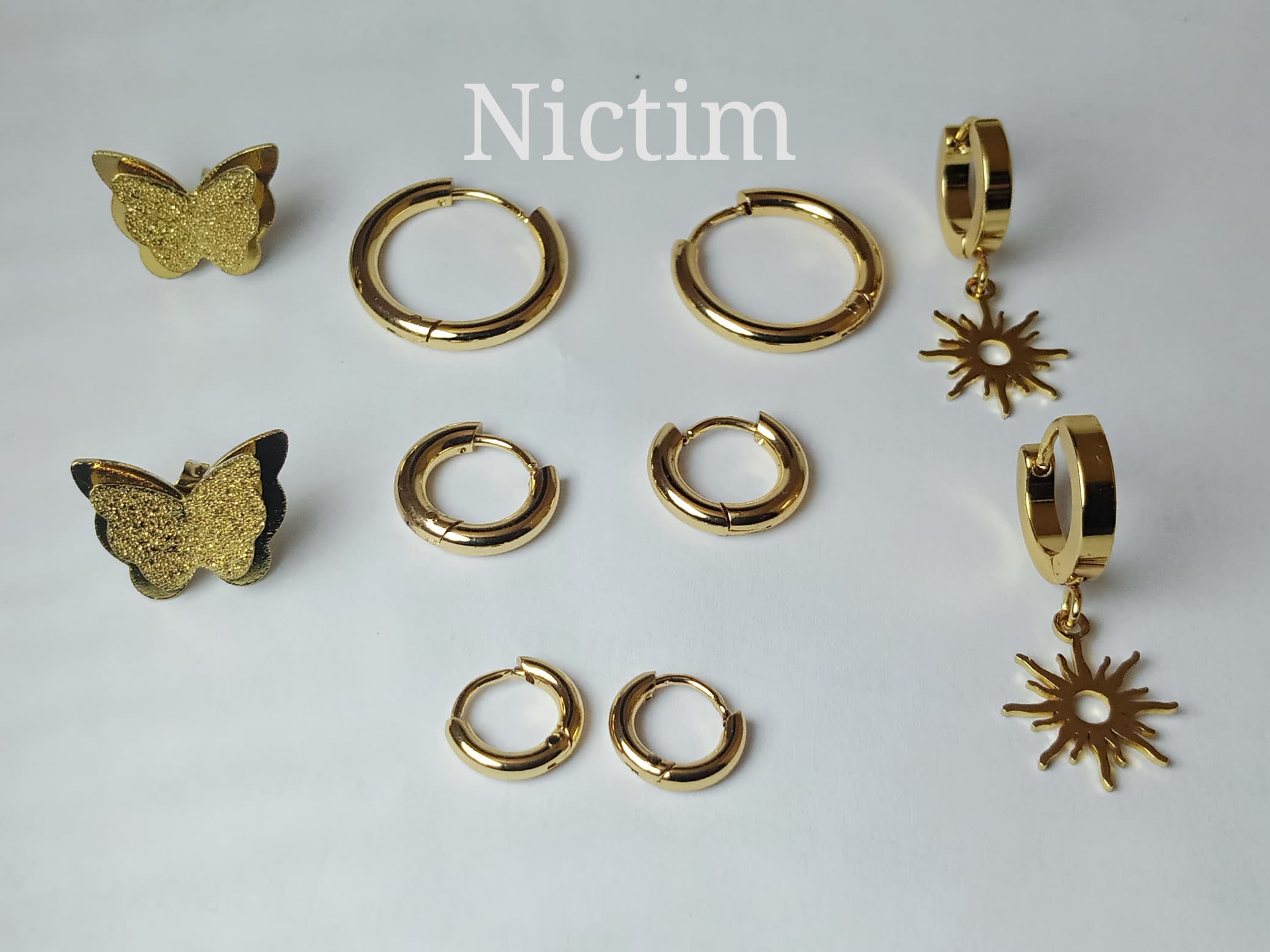 Tiny hoop everyday pins 