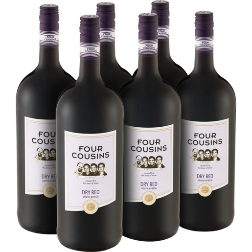 Four Cousins Dry Red 1.5 Litres