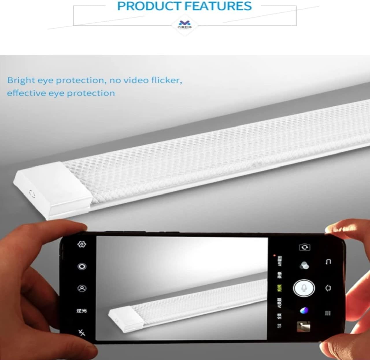 NEXT LIFE LED Dustproof Tube Light, 4FT 100W 6500K, Easy Installed on Ceiling or Wall, Garage Light, Under Cabinet Light, LED Shop Light (Clear,White, 4 Pack)