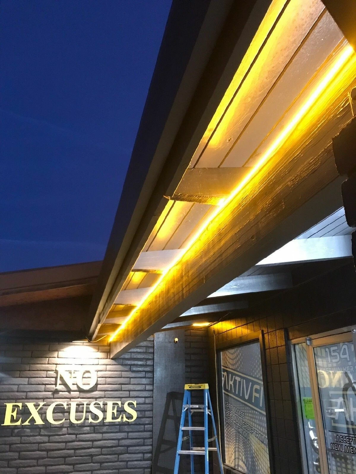 50ft Waterproof Flex LED Neon Rope Light Strip 110V IP67 Home Party Bar Lights