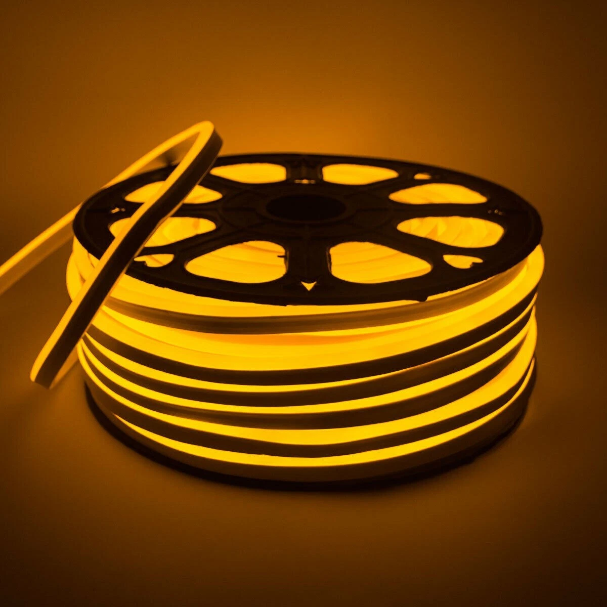 50ft Waterproof Flex LED Neon Rope Light Strip 110V IP67 Home Party Bar Lights