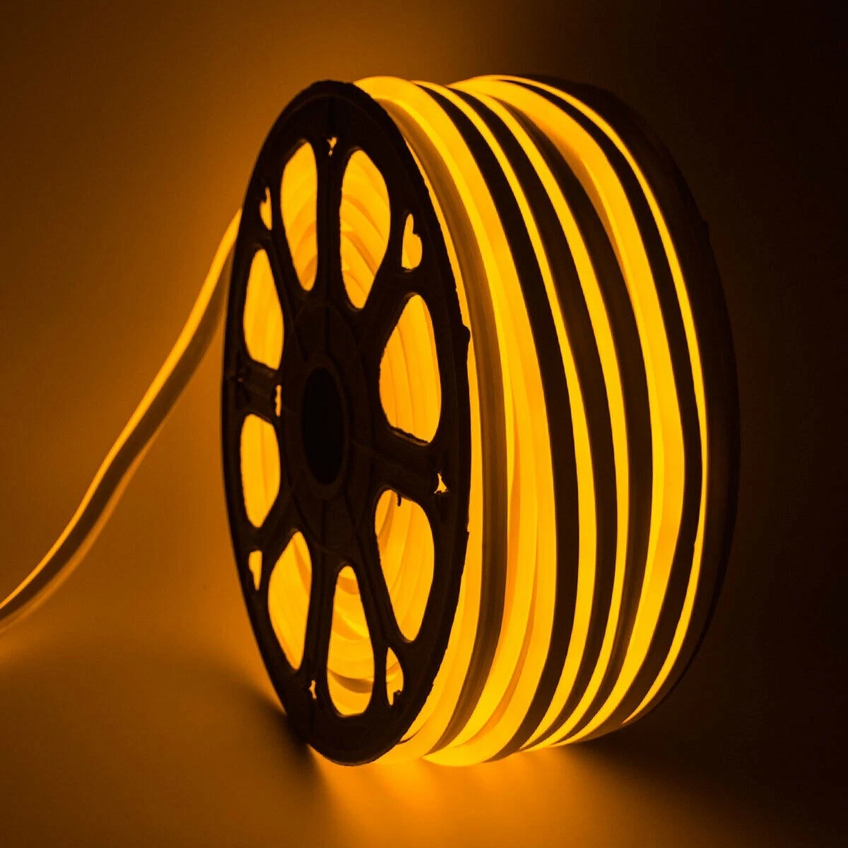 50ft Waterproof Flex LED Neon Rope Light Strip 110V IP67 Home Party Bar Lights