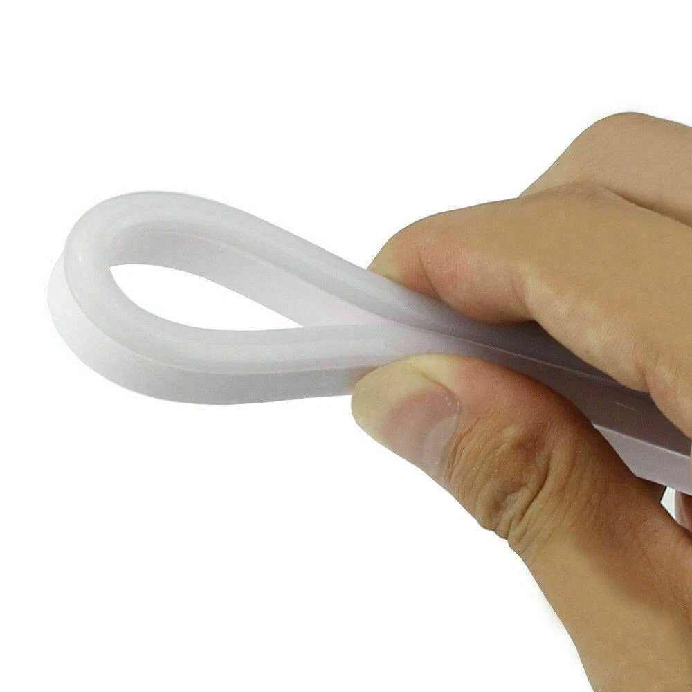 50ft Waterproof Flex LED Neon Rope Light Strip 110V IP67 Home Party Bar Lights