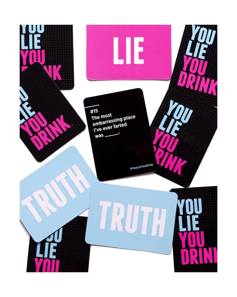 You Lie You Drink - The Drinking Game for People Who Can't Lie [A Party Game]