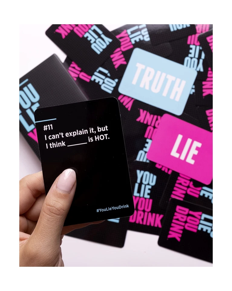 You Lie You Drink - The Drinking Game for People Who Can't Lie [A Party Game]