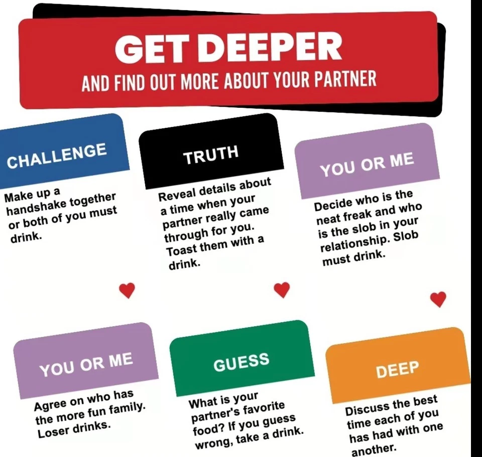 New DO or DRINK Date Night - Couples Games for Adults - Fun Drinking Games