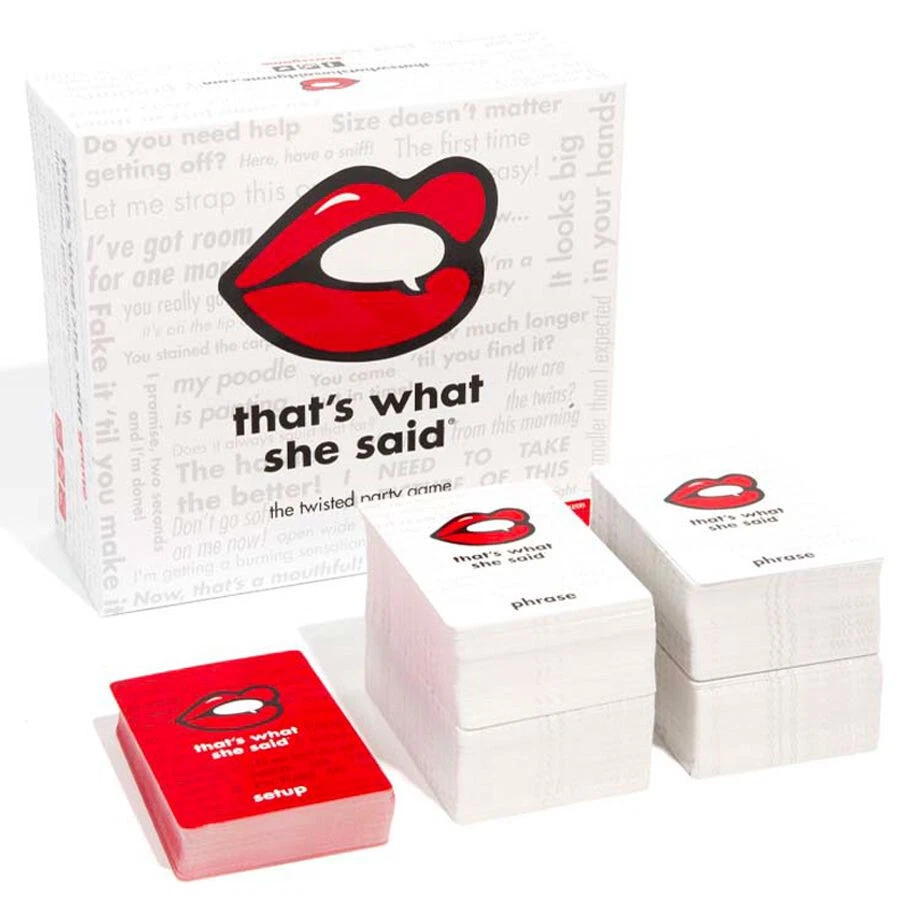 That's What She Said - A Twisted Party Board Game New!