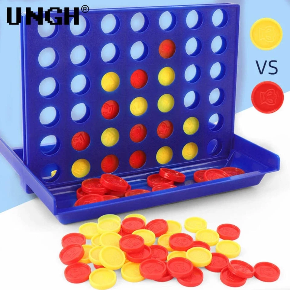 UNGH Four in a Row Bingo Chess - Classic Connect Family Board Game, Fun Educatio