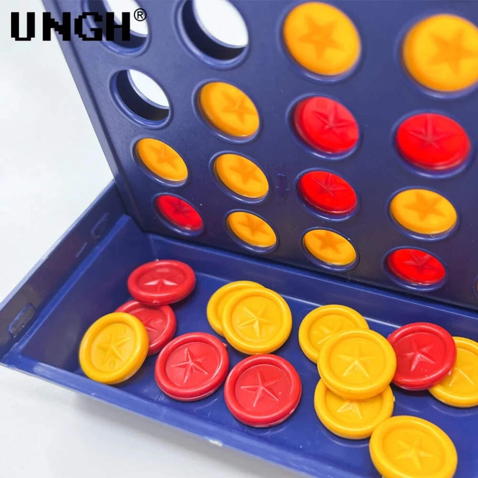 UNGH Four in a Row Bingo Chess - Classic Connect Family Board Game, Fun Educatio
