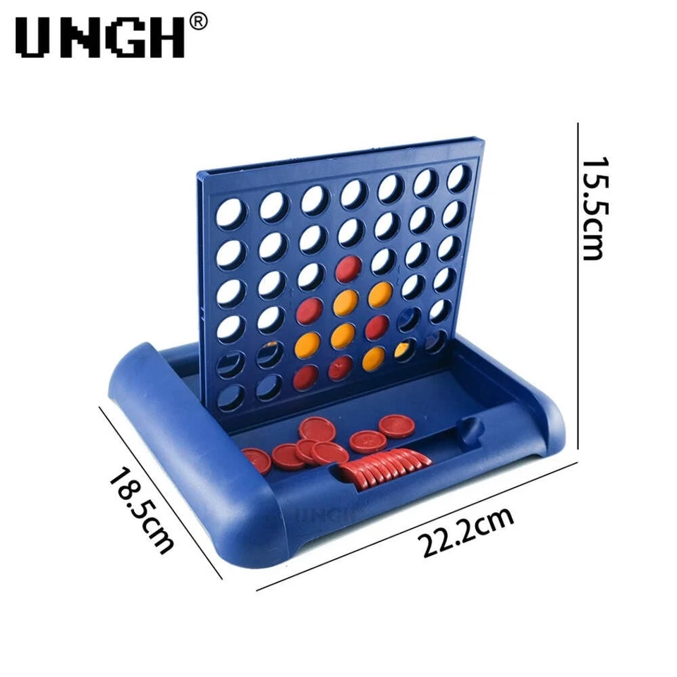 UNGH Four in a Row Bingo Chess - Classic Connect Family Board Game, Fun Educatio