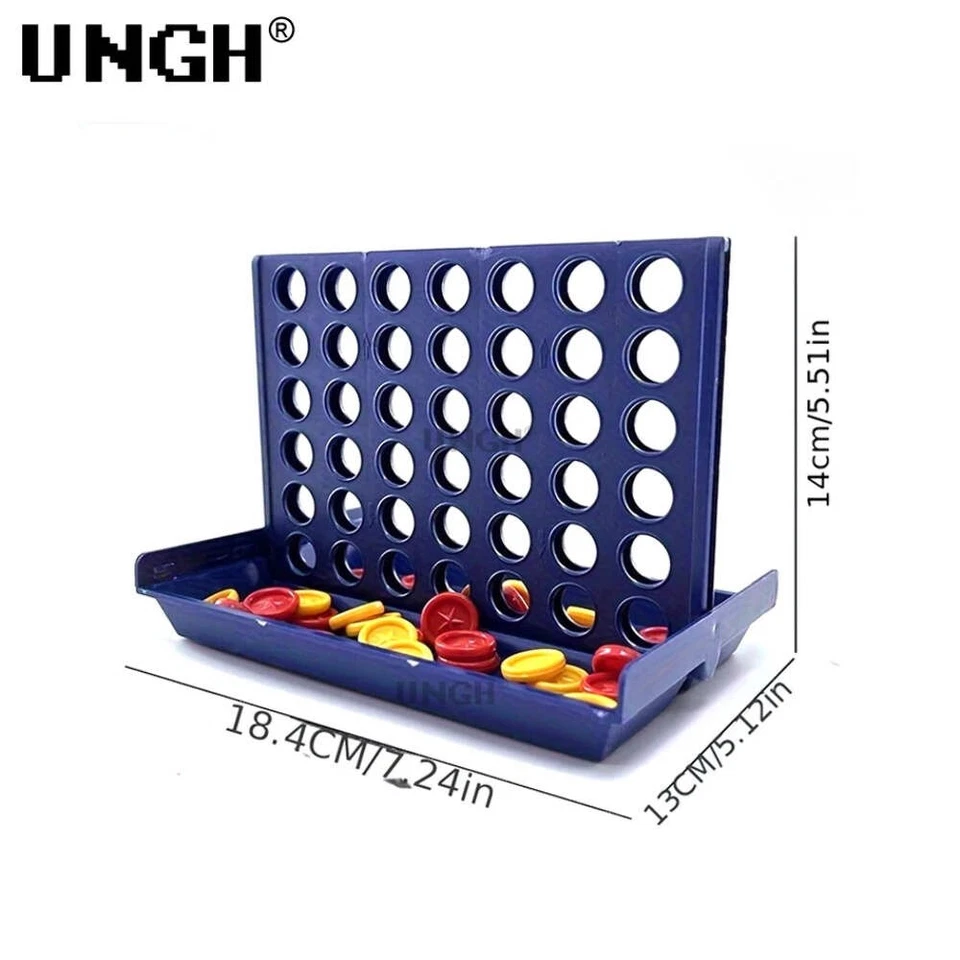 UNGH Four in a Row Bingo Chess - Classic Connect Family Board Game, Fun Educatio